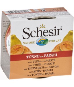 Schesir Cat Wet Food-Tuna With Papaya 75g