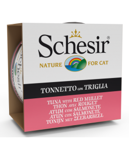 Schesir Cat Wet Food-Tuna With Red Mullet