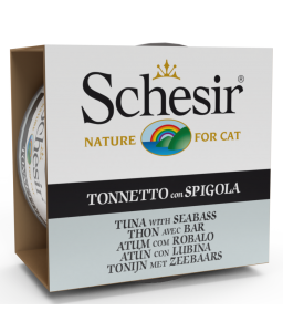 Schesir Cat Wet Food-Tuna With Seabass