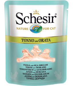 Schesir Cat Wet Food-Tuna With Seabream