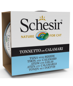 Schesir Cat Wet Food-Tuna With Squids (Min Order 85g - 14pcs)