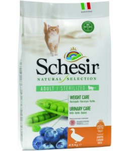Schesir Natural Selection Cat Sterelized Duck 350 G