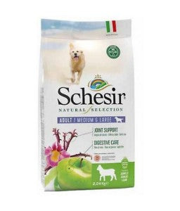 Schesir Natural Selection Dry Food For Adult /Medium & Large Dogs-Lamb