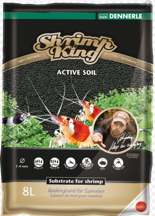 DENNERLE - Shrimp King Active Soil 8L