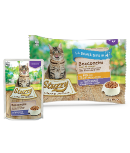 Stuzzy Cat Multipack Chunks For Sterilized Cats With Chicken With Turkey 4x85g