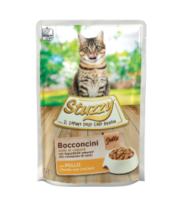 Stuzzy Cat Chunks With Chicken In Jelly 85g (Min Order 85g – 24pcs)