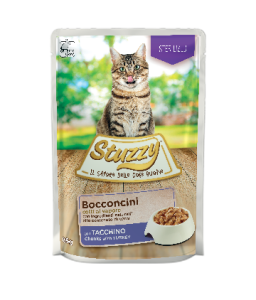 Stuzzy Cat Chunks With Turkey For Sterilized Cats 85g (Min Order 85g – 24pcs)