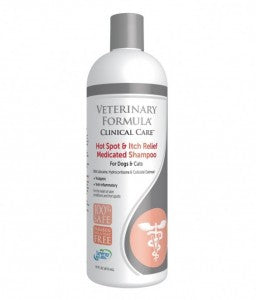 Synergy Labs Veterinary Formula Clinical Care Hot Spot & Itch Relief Medicated Shampoo For Dogs & Cats 473ml