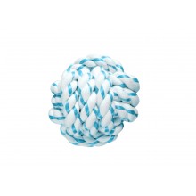 DENTAL ROPE BALL - BLUE 8 CM (PACK OF 4)