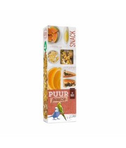 Witte Molen Puur Pauze Budgie Stick Papaya&Orange
